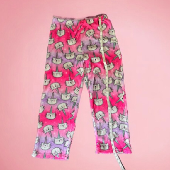 Pink and Purple Uni-Kitty Pajamas Pants | Size Large - Picture 6 of 7